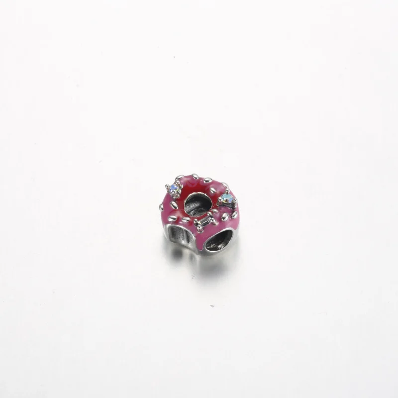 (image for) Pandora Donut sterling silver charm - 792596C01 - View 2