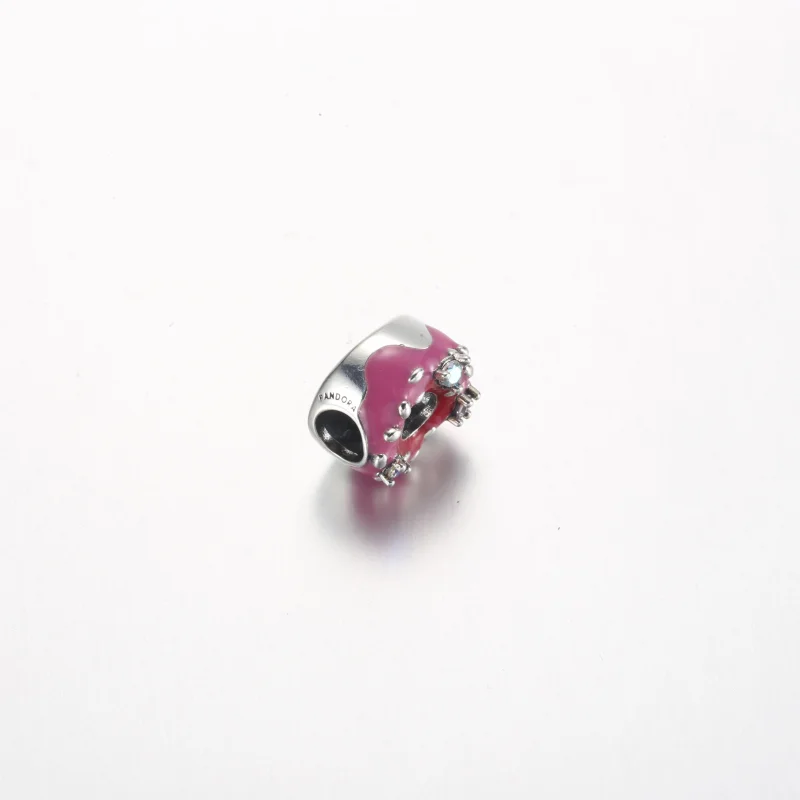 (image for) Pandora Donut sterling silver charm - 792596C01 - View 3