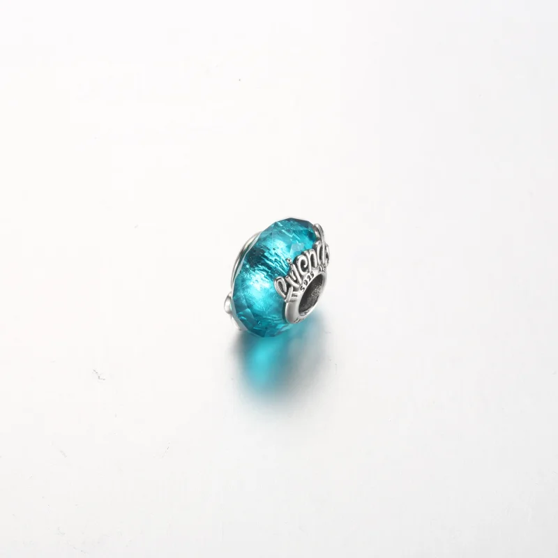 (image for) Pandora Faceted Murano Glass Friendship Charm - 792762C01 - View 2