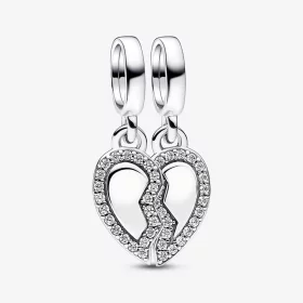 Pandora Friends Splittable Heart Dangle Charm - 792743C01