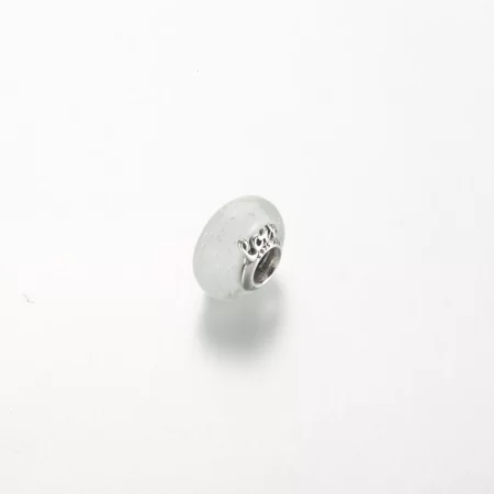 Pandora Glittery White Murano Glass Mum & Love Charm - 792655C00