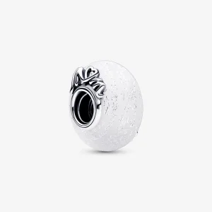 (image for) Pandora Glittery White Murano Glass Mum & Love Charm - 792655C00