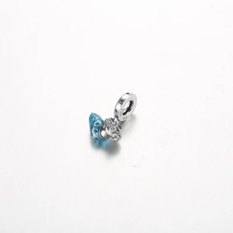 (image for) Pandora Glow-in-the-dark Hermit Crab Dangle Charm - 792700C01 - View 2