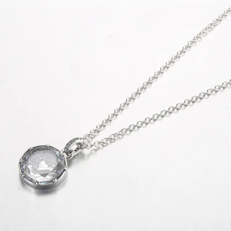 (image for) Pandora I love u sterling silver pendant necklace - 392599C01 - View 2