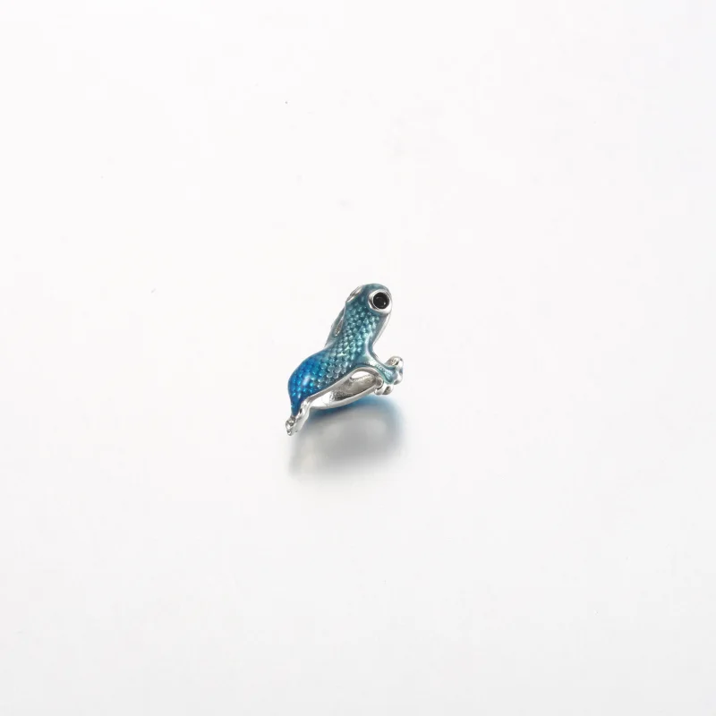 (image for) Pandora Metallic Blue Gecko Charm - 792701C01 - View 3