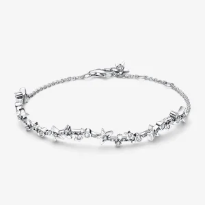 (image for) Pandora Milky way sterling silver bracelet with clear cubic zirconia - 592425C01