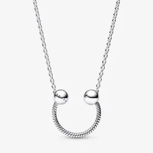(image for) Pandora Moments U-shape Charm Pendant Necklace - 392747C00-45