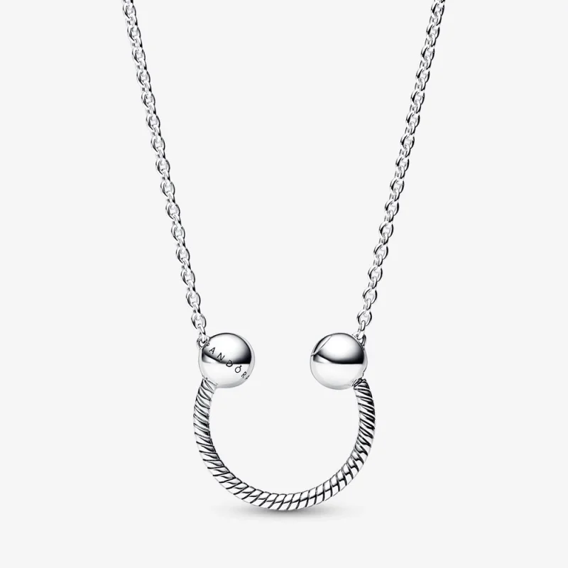 (image for) Pandora Moments U-shape Charm Pendant Necklace - 392747C00-45 - Product Image