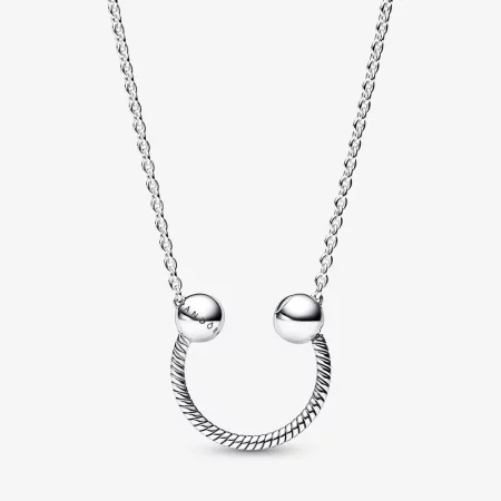 Pandora Moments U-shape Charm Pendant Necklace - 392747C00-45