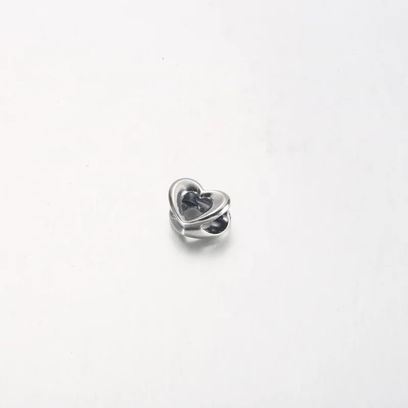 (image for) Pandora Radiant Open Heart Charm - 792492C00 - View 2