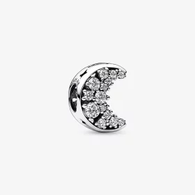 Pandora Sparkling Crescent Moon Charm - 792768C01