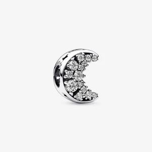 (image for) Pandora Sparkling Crescent Moon Charm - 792768C01