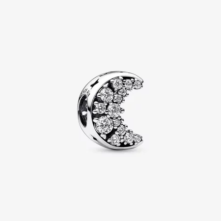 Pandora Sparkling Crescent Moon Charm - 792768C01