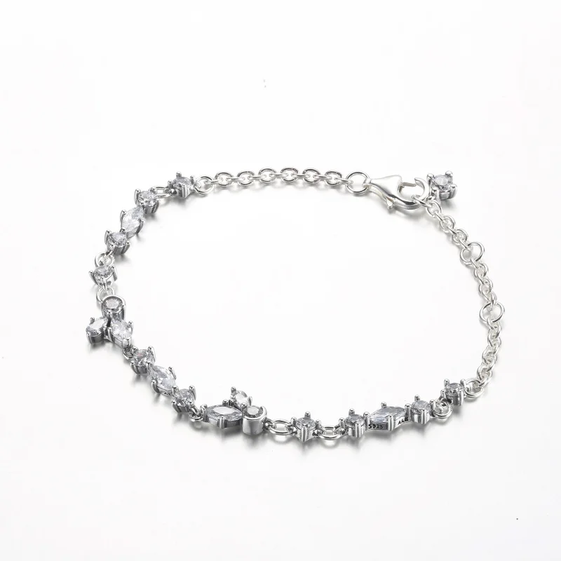 (image for) Pandora Sparkling Herbarium Cluster Chain Bracelet - 592631C01 - View 2