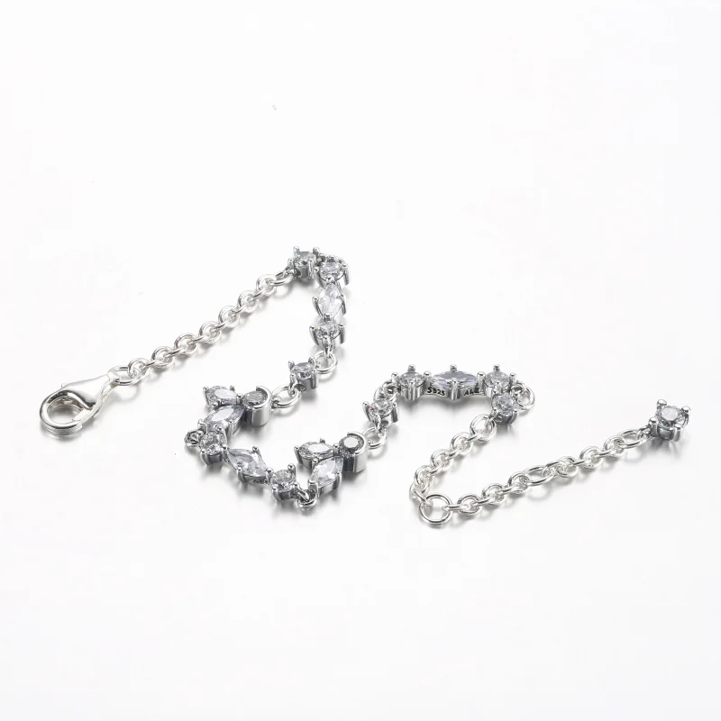 (image for) Pandora Sparkling Herbarium Cluster Chain Bracelet - 592631C01 - View 5