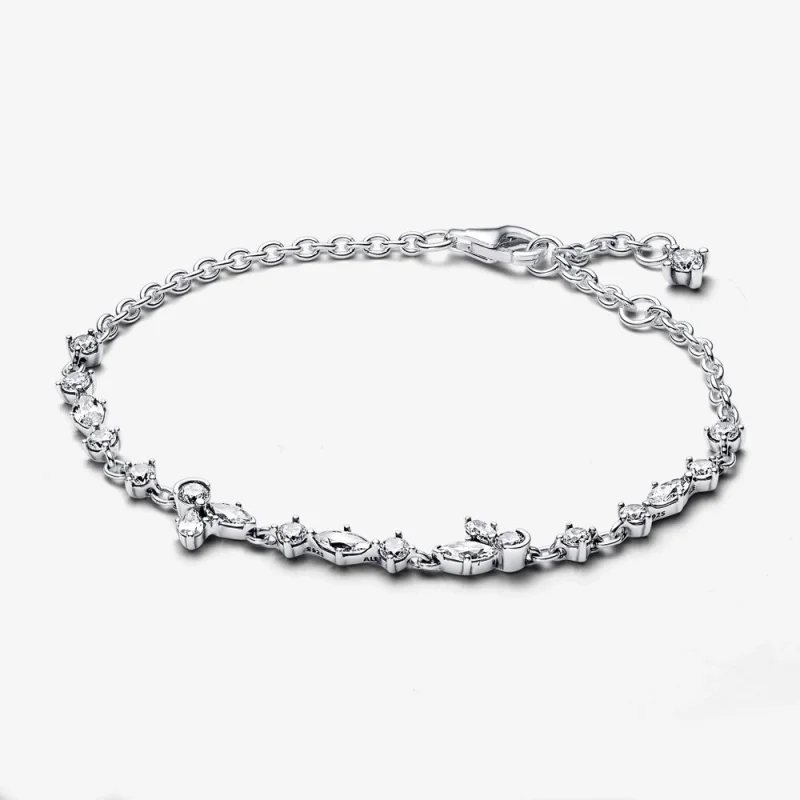(image for) Pandora Sparkling Herbarium Cluster Chain Bracelet - 592631C01 - Product Image