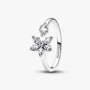 (image for) Pandora Sparkling Herbarium Cluster Open Ring - 192611C01