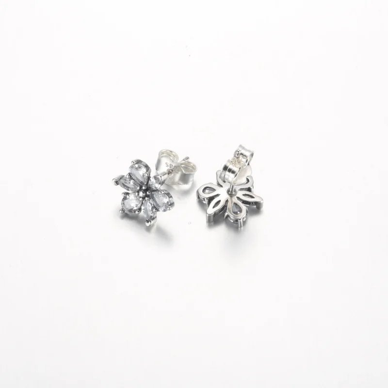 (image for) Pandora Sparkling Herbarium Cluster Stud Earrings - 292633C01 - View 4
