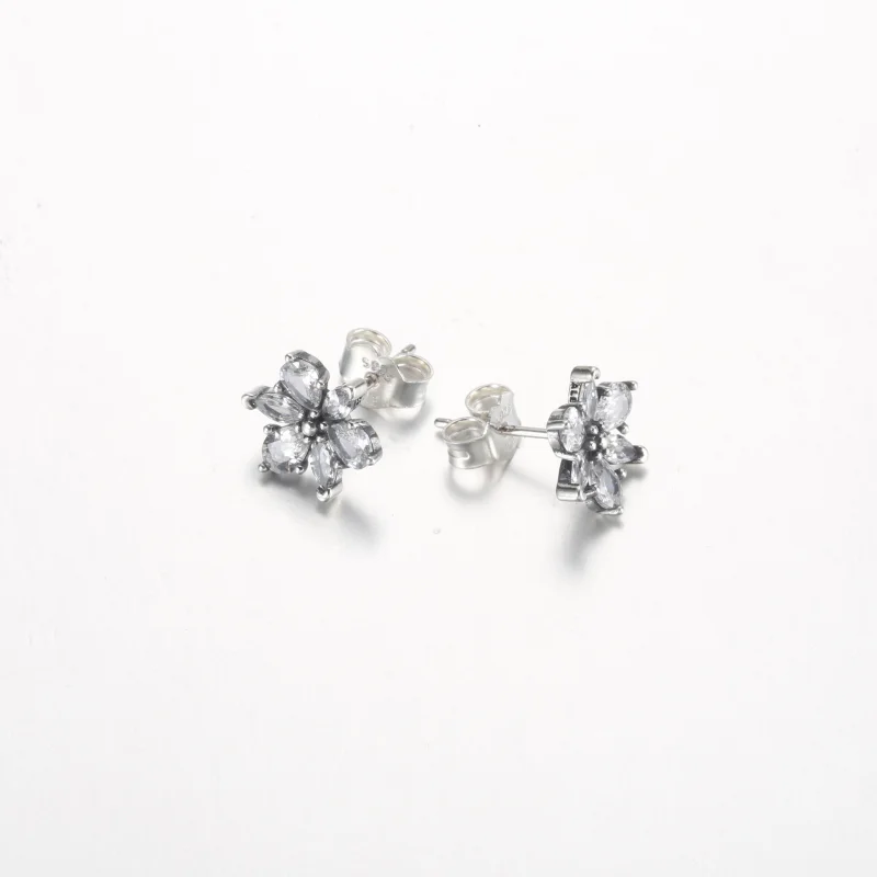 (image for) Pandora Sparkling Herbarium Cluster Stud Earrings - 292633C01 - View 5