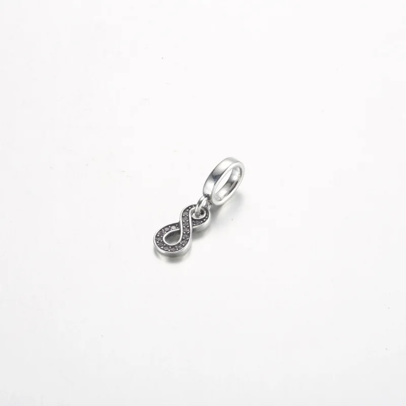 (image for) Pandora Sparkling Infinity Dangle Charm - 792766C01 - View 2