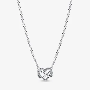 (image for) Pandora Sparkling Infinity Heart Collier Necklace - 392666C01-50