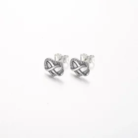 Pandora Sparkling Infinity Heart Stud Earrings - 292667C01 Pandora Sparkling Infinity Heart Stud Earrings - 292667C01