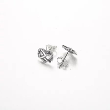 Pandora Sparkling Infinity Heart Stud Earrings - 292667C01