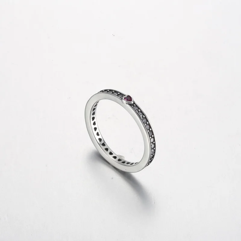 (image for) Pandora Sparkling Love Message Ring - 192601C01 - View 4