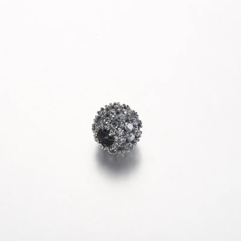 (image for) Pandora Sparkling Pavé Round Charm - 792630C01 - View 3