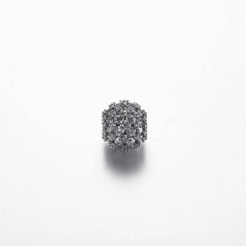 (image for) Pandora Sparkling Pavé Round Charm - 792630C01 - View 4