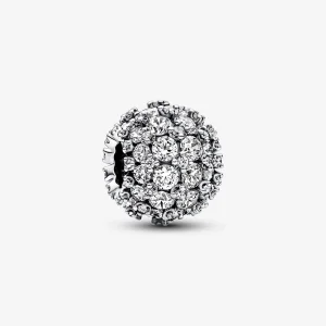 (image for) Pandora Sparkling Pavé Round Charm - 792630C01