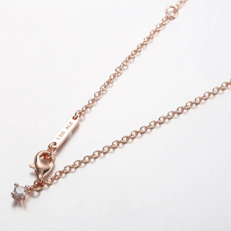 (image for) Pandora Sparkling Round Halo Pendant Collier Necklace - 361174C02-45 - View 4