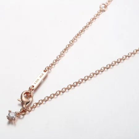 Pandora Sparkling Round Halo Pendant Collier Necklace - 361174C02-45