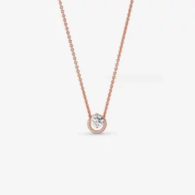 Pandora Sparkling Round Halo Pendant Collier Necklace - 361174C02-45 Pandora Sparkling Round Halo Pendant Collier Necklace - 361174C02-45