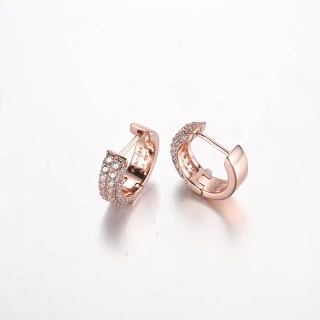 Pandora Timeless Pavé Double-row Hoop Earrings - 282622C01