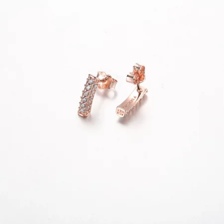 Pandora Timeless Pavé Single-row Bar Stud Earrings - 262626C01