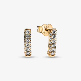 Pandora Timeless Pavé Single-row Bar Stud Earrings - 262626C01 Pandora Timeless Pavé Single-row Bar Stud Earrings - 262626C01
