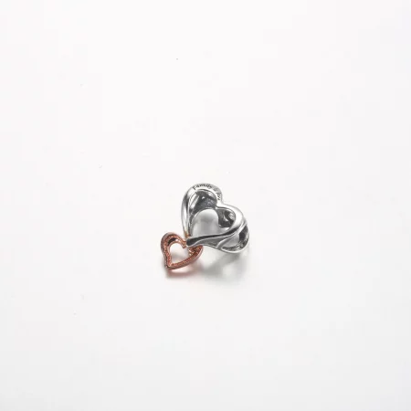 Pandora Two-tone Openwork Infinity Heart Charm - 782642C00