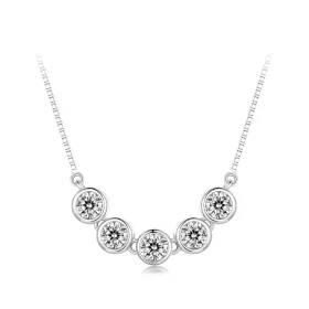 Pandora Style 0.3Ct Moissanite Necklace(One Certificate) - MSN022 Pandora Style 0.3Ct Moissanite Necklace(One Certificate) - MSN022