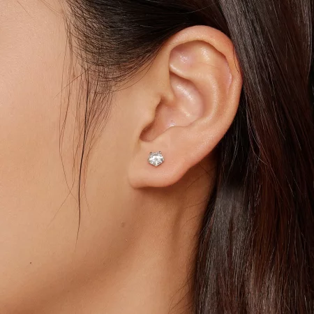 Pandora Style 0.5Ct Moissanite Studs Earrings - MSE024-S