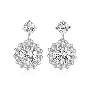(image for) Pandora Style 1Ct Moissanite Studs Earrings - MSE028
