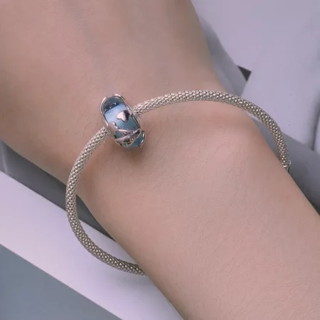 Pandora Style Aircraft Glazed Charm - SCC2482