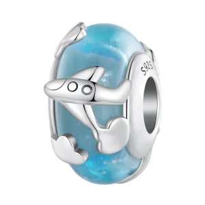(image for) Pandora Style Aircraft Glazed Charm - SCC2482