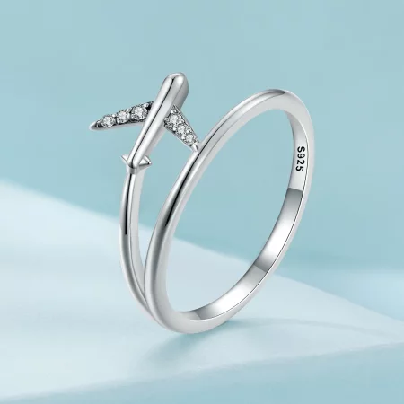 Pandora Style Airplane Ring - SCR967