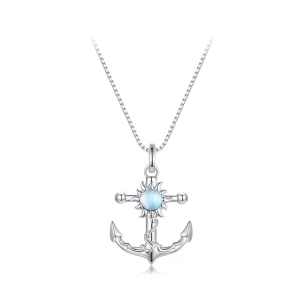 (image for) Pandora Style Anchor Necklace - BSN349