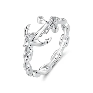 (image for) Pandora Style Anchor Ring - SCR949