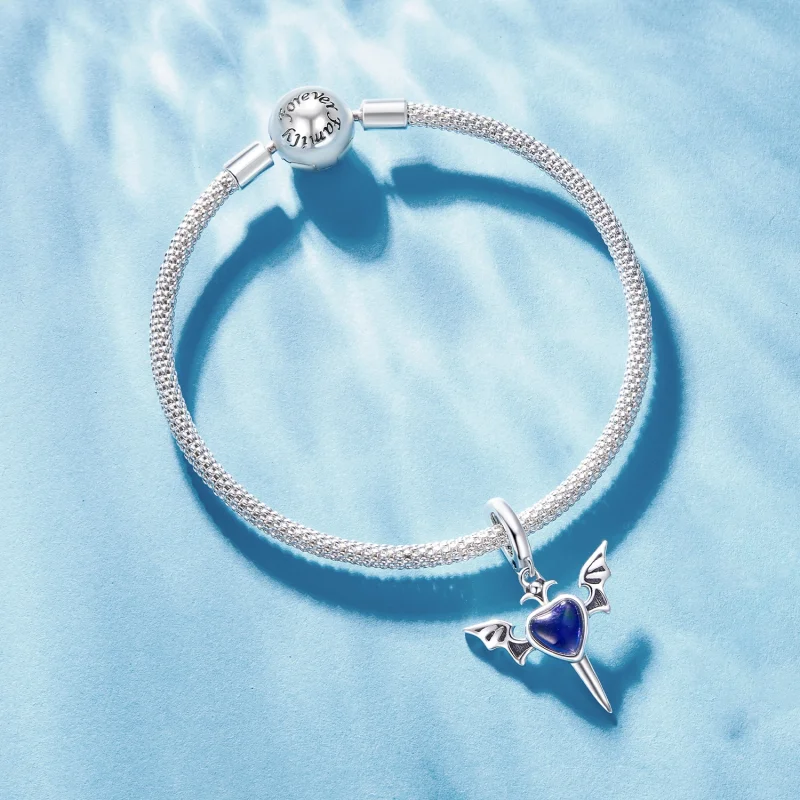 (image for) Pandora Style Angel Wings Dangle - SCC2559 - View 5