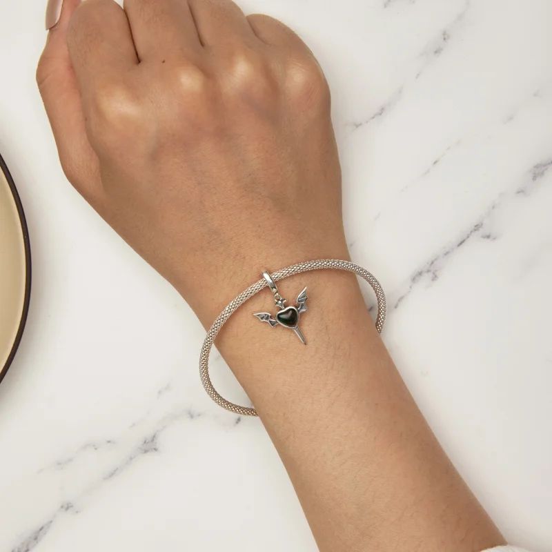 (image for) Pandora Style Angel Wings Dangle - SCC2559 - View 7