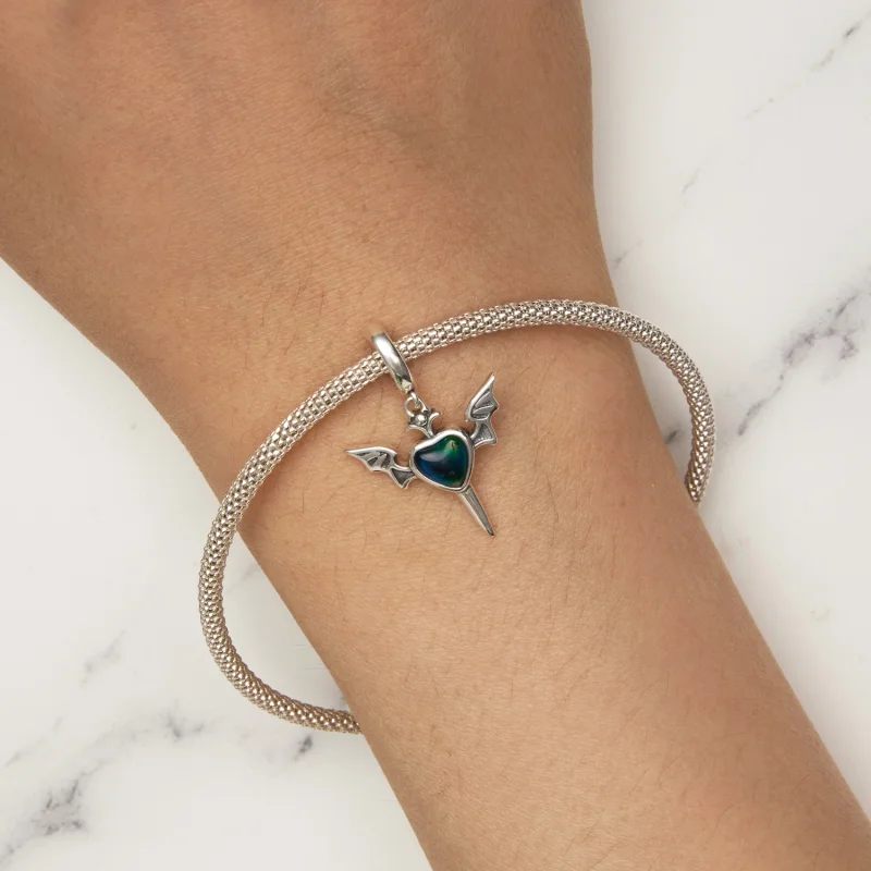 (image for) Pandora Style Angel Wings Dangle - SCC2559 - View 8