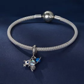 Pandora Style Astronaut Dangle - BSC791 Pandora Style Astronaut Dangle - BSC791